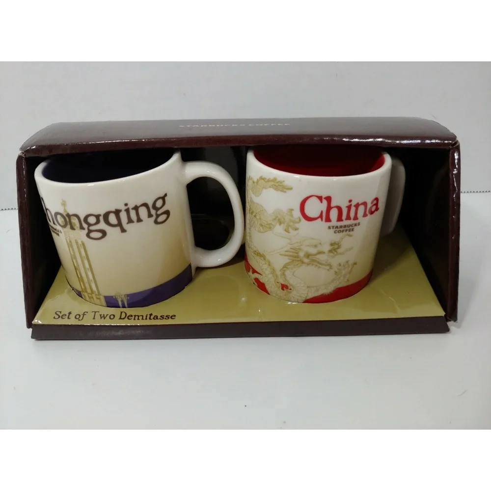 Starbucks Coffee Demitasse 3oz Espresso Cups China Chongqing Global mini mugs‎